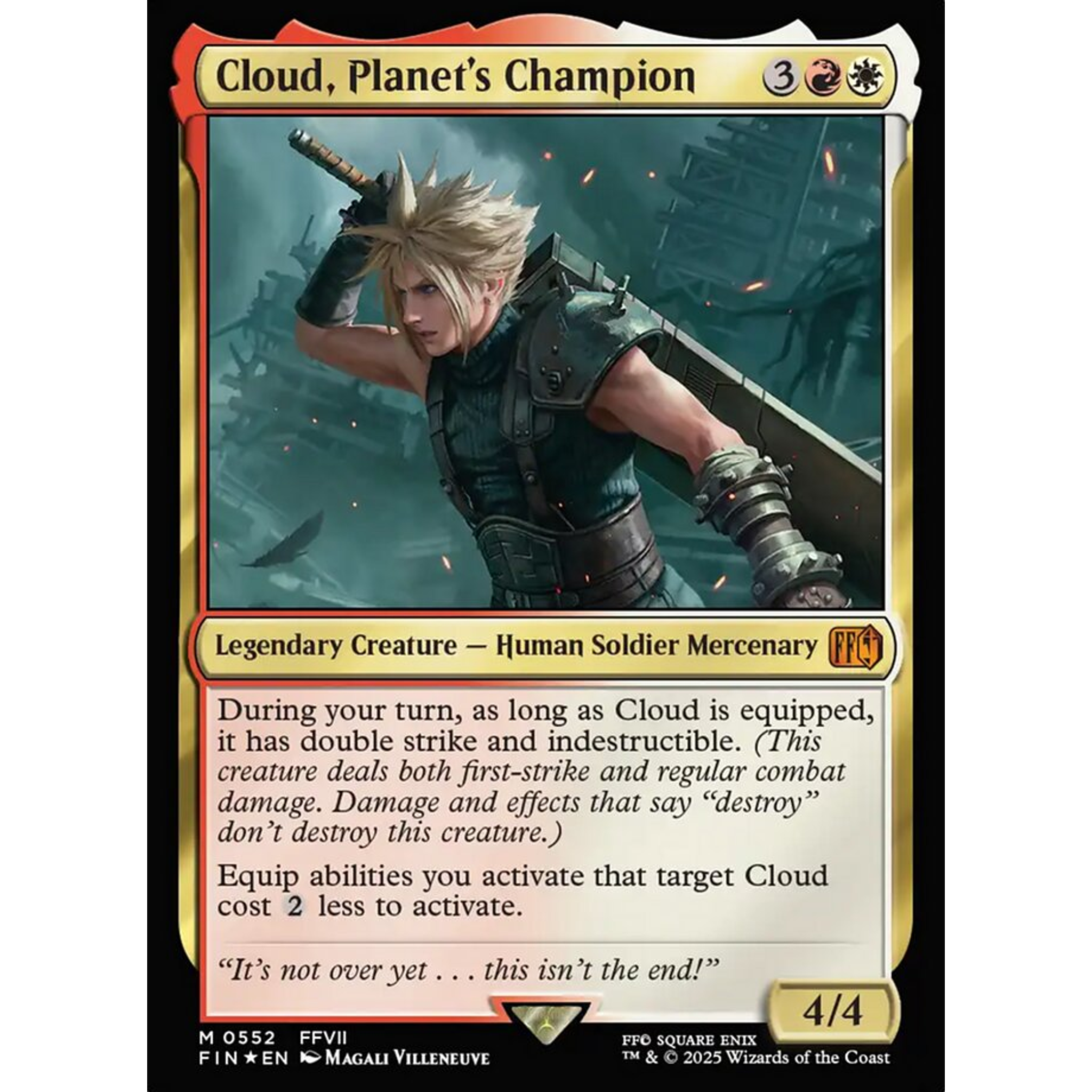 Cloud, Planet's Champion (FIN 552) — Moore Collectables UK