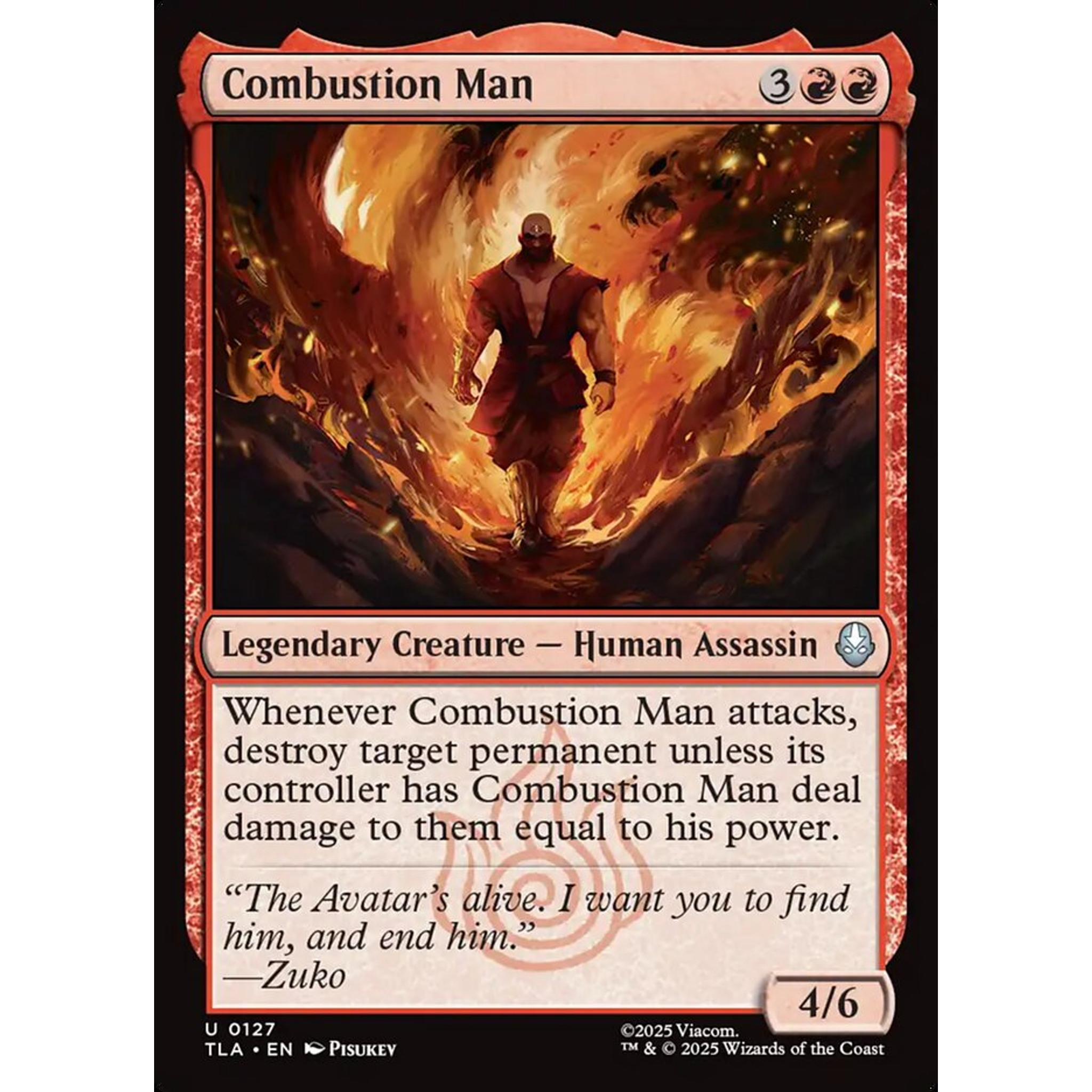 Combustion Man (TLA 127) — Moore Collectables UK