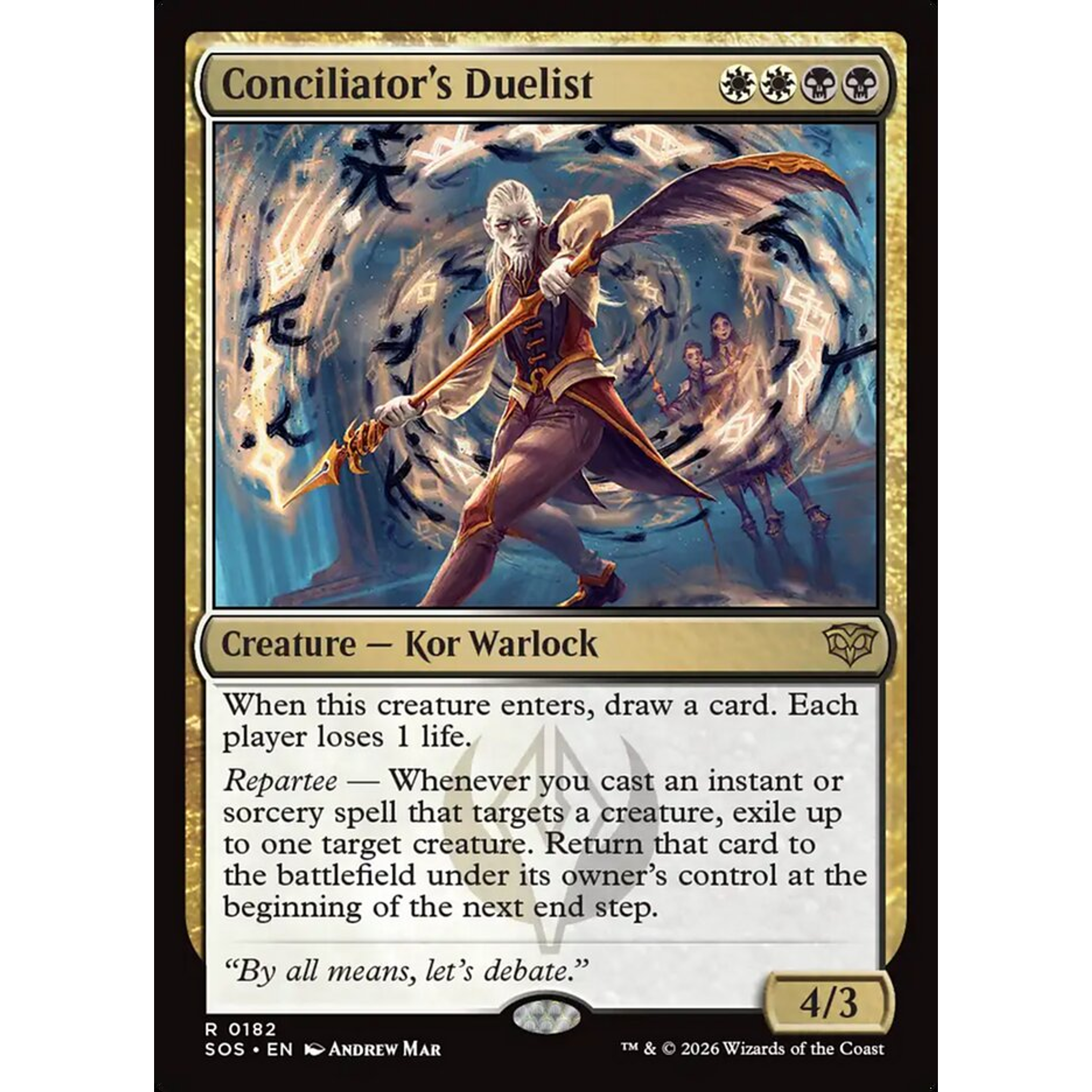 Conciliator's Duelist (SOS 182) — Moore Collectables UK