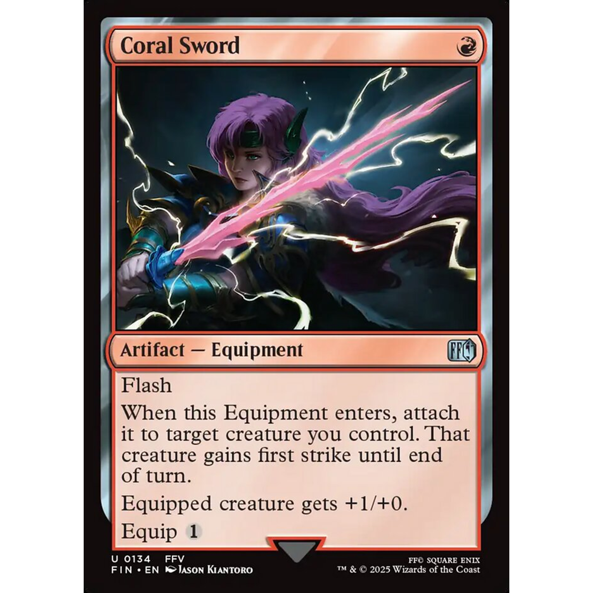 Coral Sword (FIN 134) — Moore Collectables UK