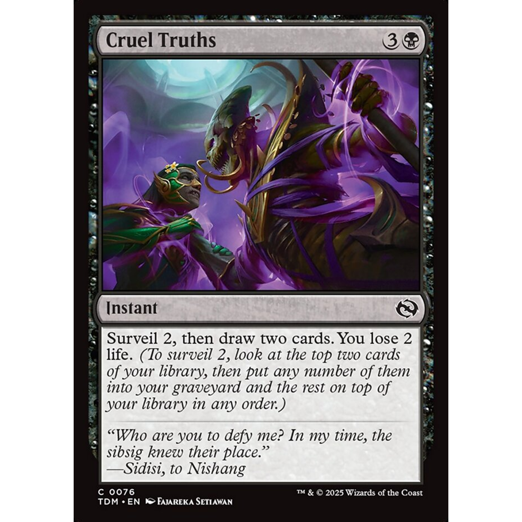Cruel Truths (TDM 76) — Moore Collectables UK