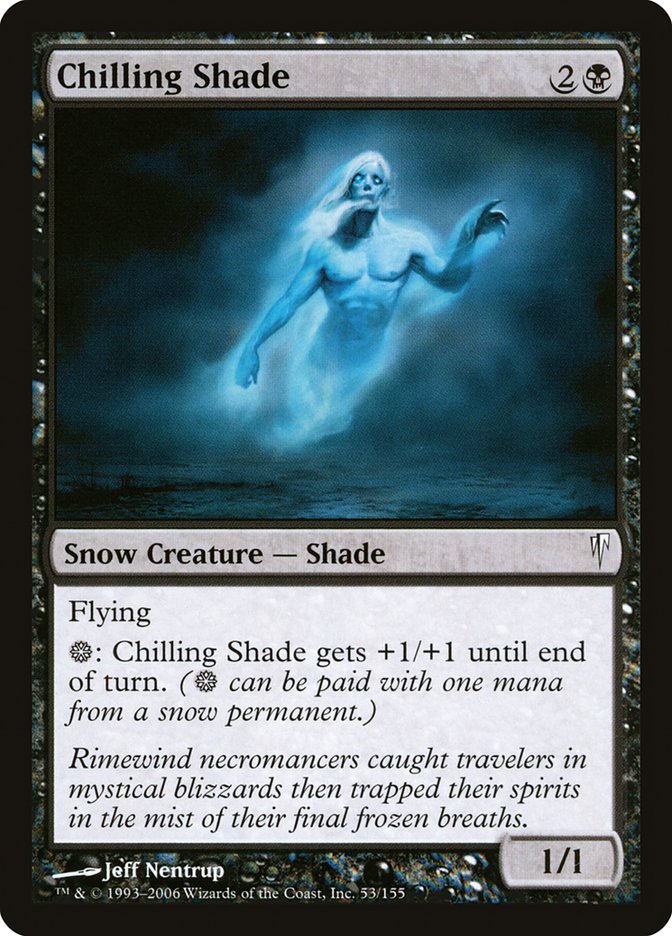 Chilling Shade – Common Magic: The Gathering card from Coldsnap (#53)
