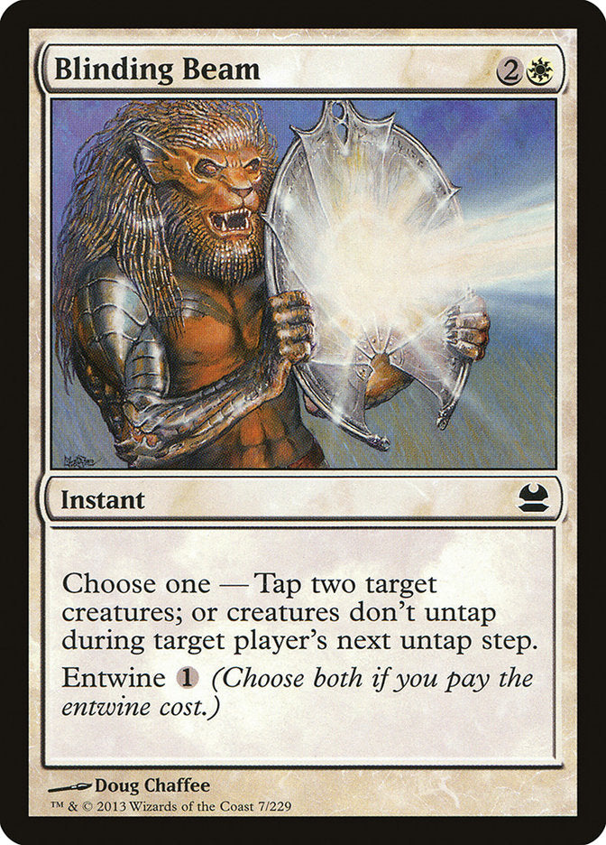 Blinding Beam – Common Magic: The Gathering card from Modern Masters (#7)