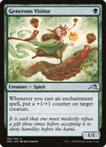 Generous Visitor – Uncommon Magic: The Gathering card from Kamigawa: Neon Dynasty (#185)