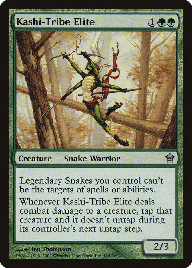 Kashi-Tribe Elite – Uncommon Magic: The Gathering card from Saviors of Kamigawa (#135)