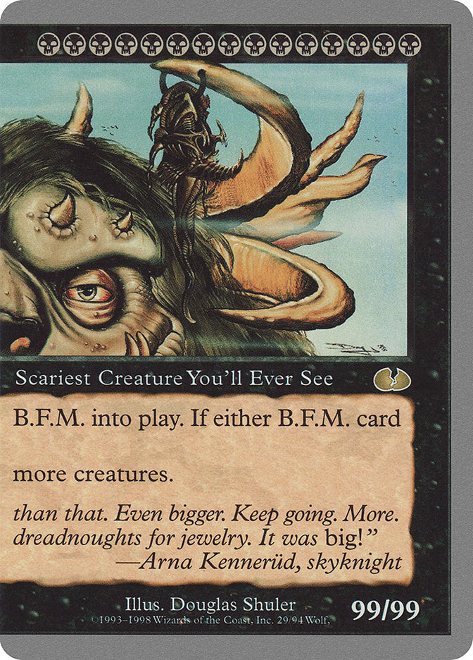 B.F.M. – Rare Magic: The Gathering card from Unglued (#29)