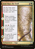 Arni Slays the Troll – Uncommon Magic: The Gathering card from Kaldheim (#201)