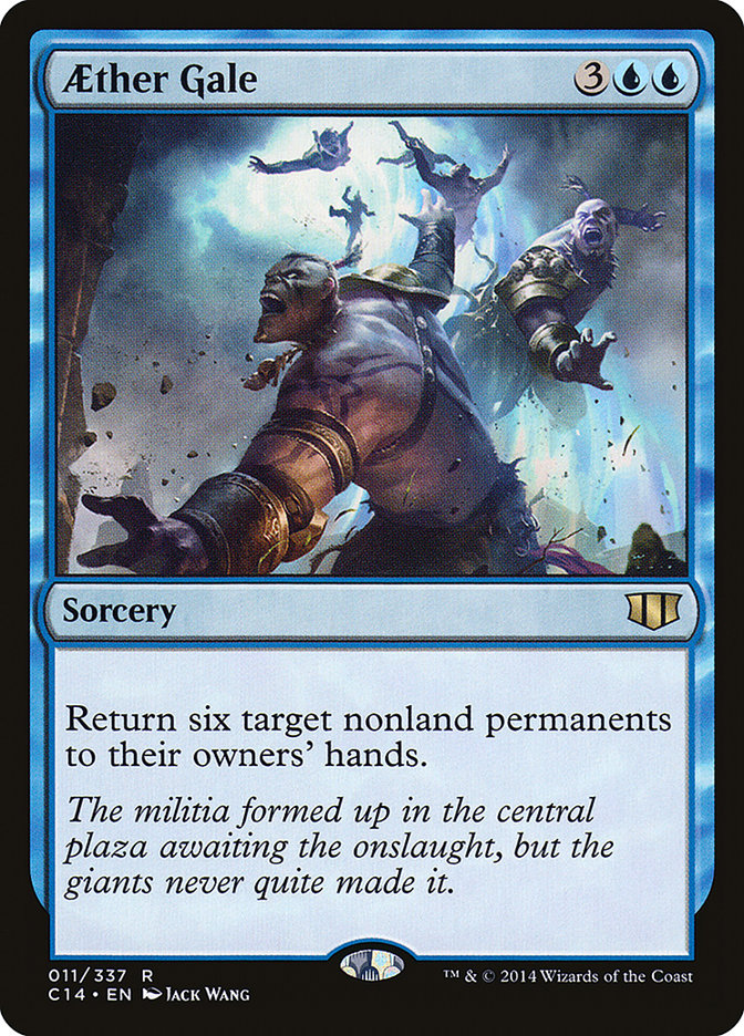 Aether Gale – Rare Magic: The Gathering card from Commander 2014 (#11)