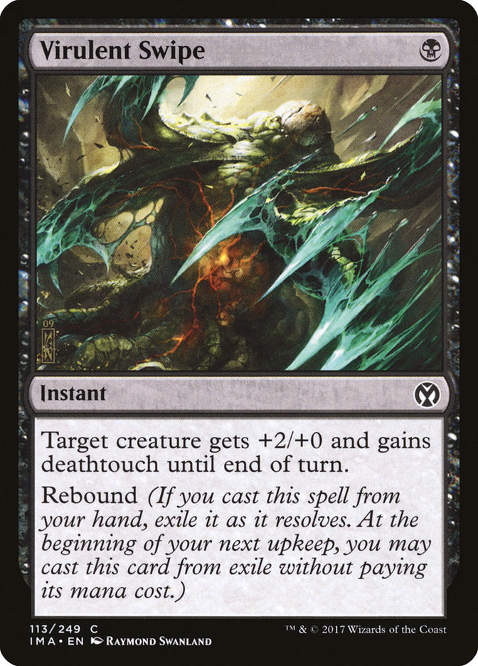 Virulent Swipe – Common Magic: The Gathering card from Iconic Masters (#113)