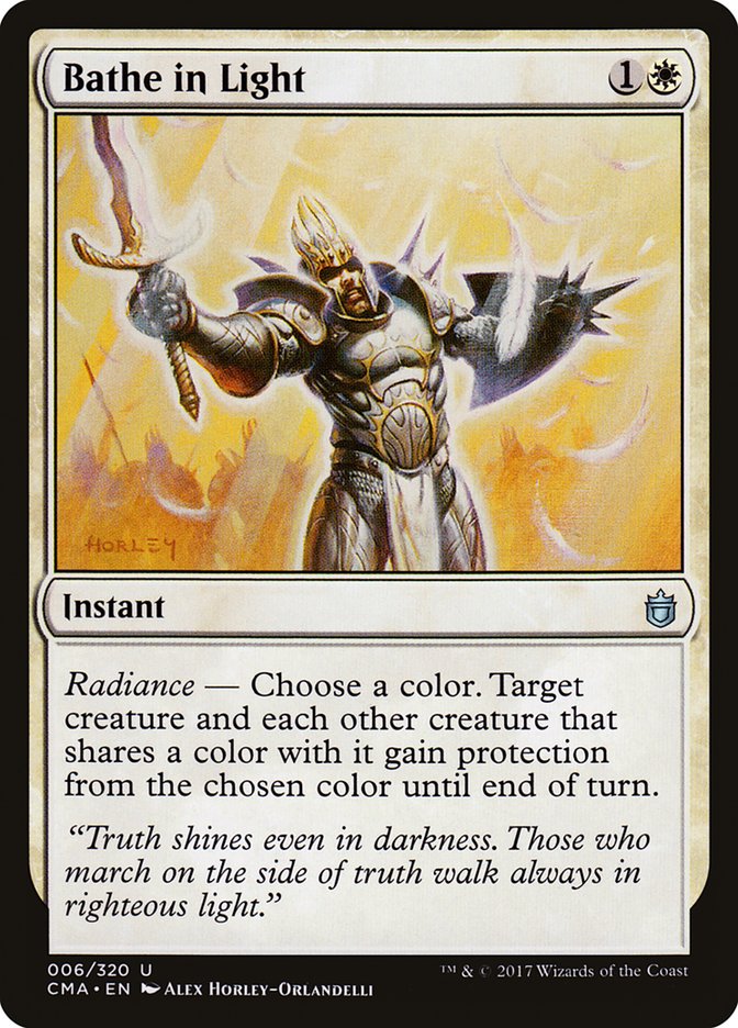 Bathe in Light – Uncommon Magic: The Gathering card from Commander Anthology (#6)