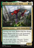 Spider-Girl, Legacy Hero – Uncommon Magic: The Gathering card from Marvel's Spider-Man (#149)