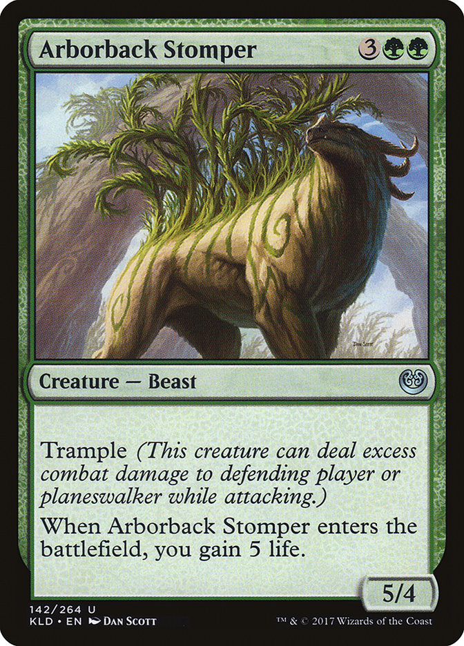 Arborback Stomper – Uncommon Magic: The Gathering card from Kaladesh (#142†)