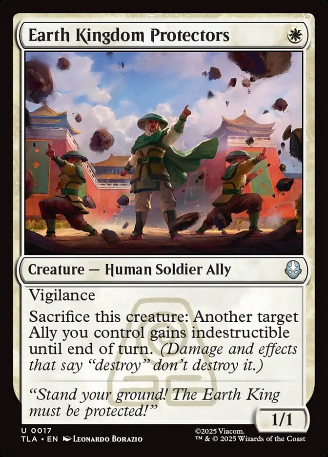 Earth Kingdom Protectors – Uncommon Magic: The Gathering card from Avatar: The Last Airbender (#17)