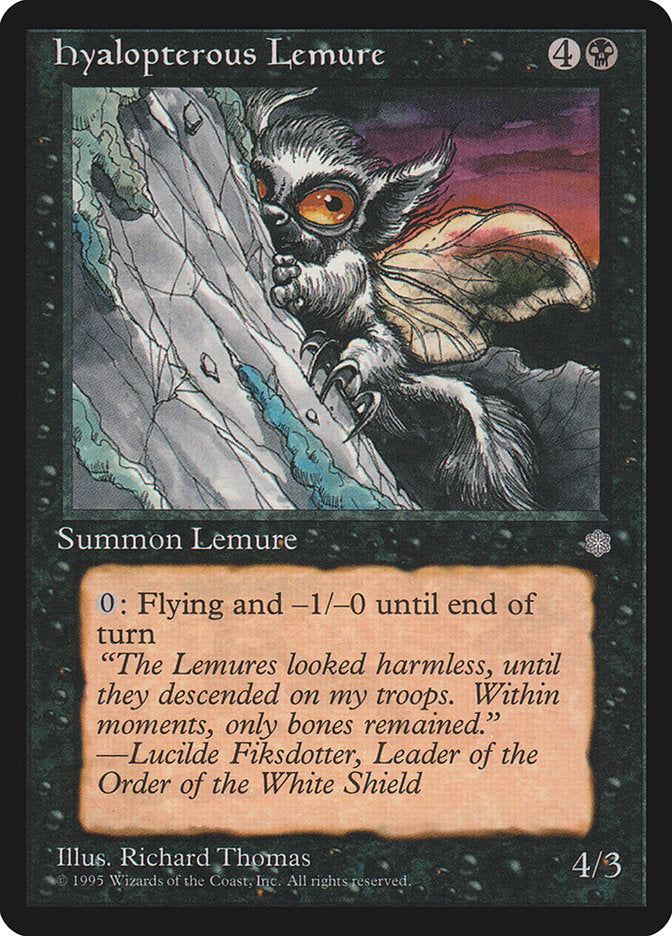 Hyalopterous Lemure – Uncommon Magic: The Gathering card from Ice Age (#133)
