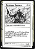 Baneslayer Aspirant – Rare Magic: The Gathering card from Mystery Booster Playtest Cards 2019 (#3)