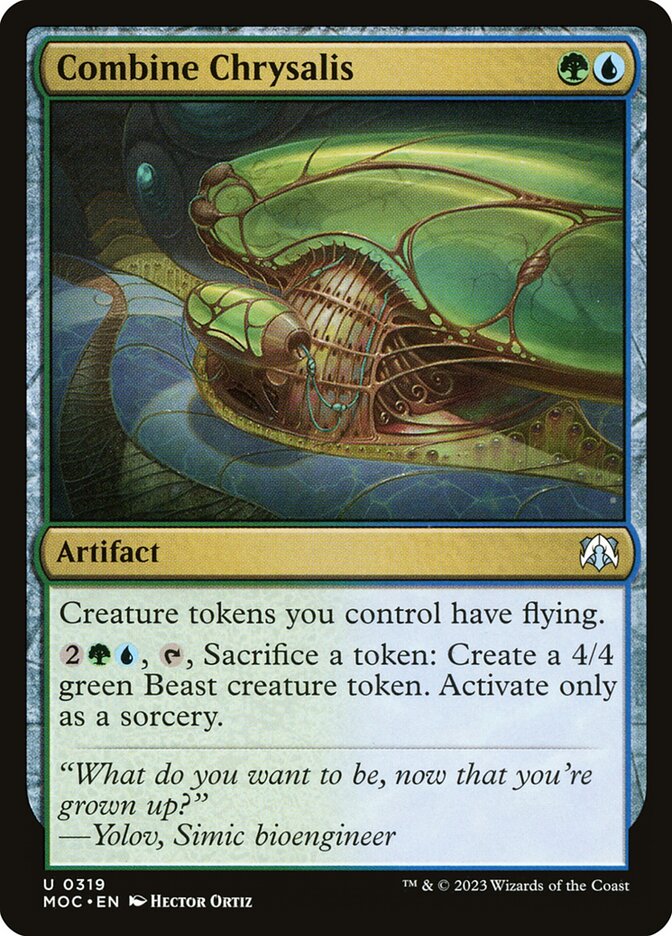 Combine Chrysalis – Uncommon Magic: The Gathering card from March of the Machine Commander (#319)