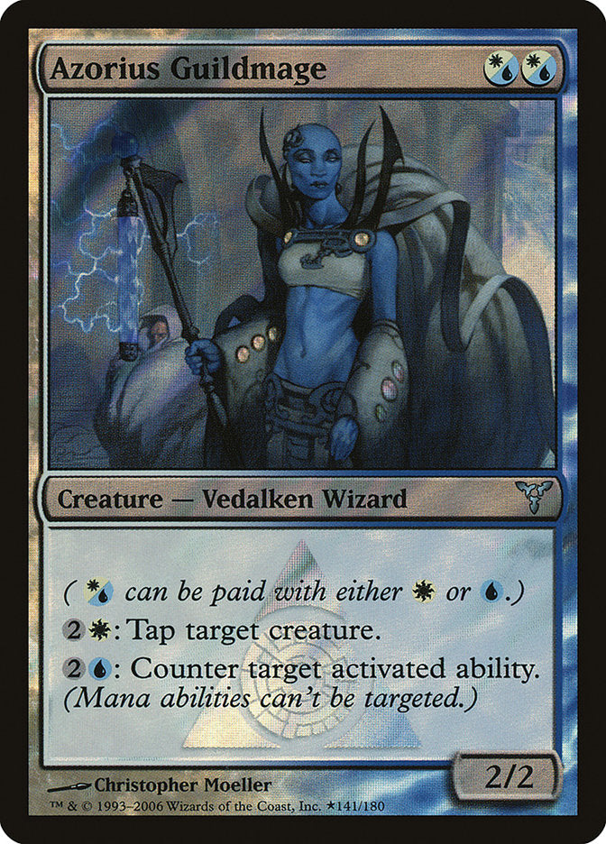Azorius Guildmage – Rare Magic: The Gathering card from Dissension Promos (#141★)