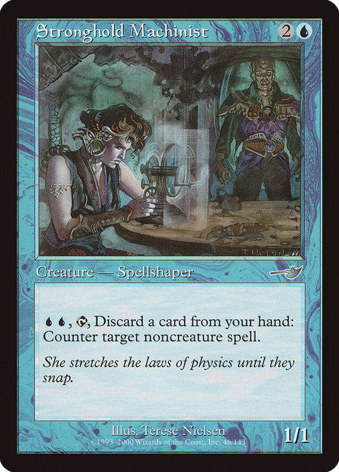 Stronghold Machinist – Uncommon Magic: The Gathering card from Nemesis (#46)