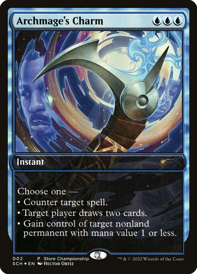 Archmage's Charm – Rare Magic: The Gathering card from Store Championships (#2)