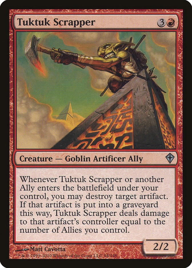 Tuktuk Scrapper – Uncommon Magic: The Gathering card from Worldwake (#94)