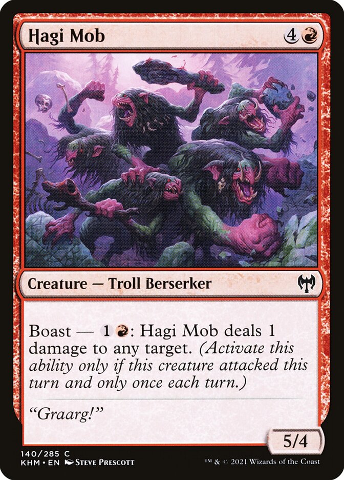 Hagi Mob – Common Magic: The Gathering card from Kaldheim (#140)