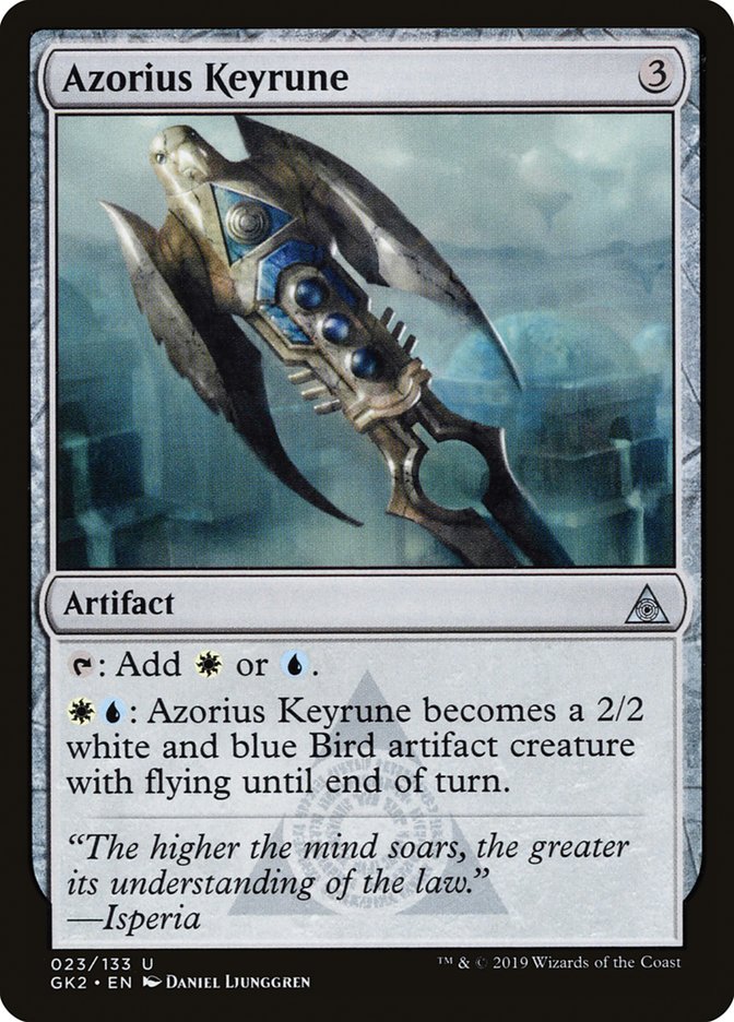 Azorius Keyrune – Uncommon Magic: The Gathering card from RNA Guild Kit (#23)