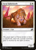 Savai Sabertooth – Common Magic: The Gathering card from Ikoria: Lair of Behemoths (#29)