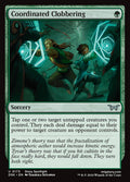Coordinated Clobbering – Uncommon Magic: The Gathering card from Duskmourn: House of Horror (#173)