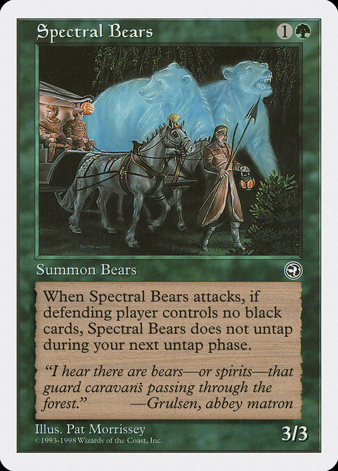 Spectral Bears – Uncommon Magic: The Gathering card from Anthologies (#63)