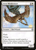 Aven Mindcensor – Uncommon Magic: The Gathering card from Commander Legends: Battle for Baldur's Gate (#688)