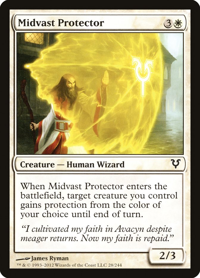 Midvast Protector – Common Magic: The Gathering card from Avacyn Restored (#28)
