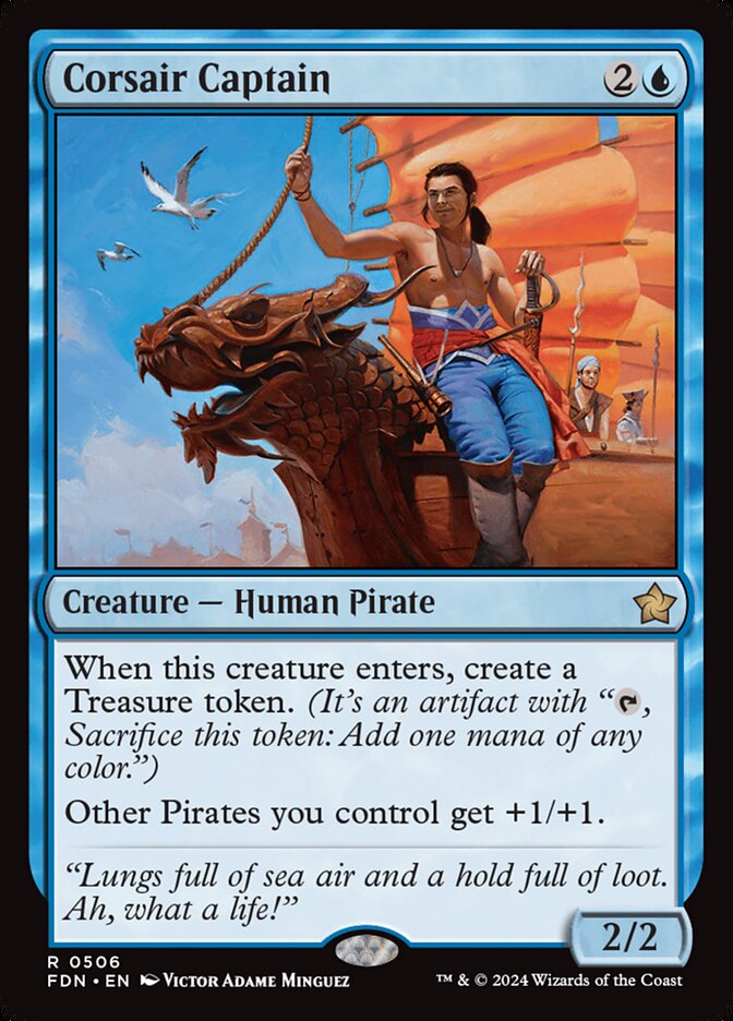 Corsair Captain – Rare Magic: The Gathering card from Foundations (#506)