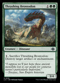 Thrashing Brontodon – Uncommon Magic: The Gathering card from The Lost Caverns of Ixalan (#216)