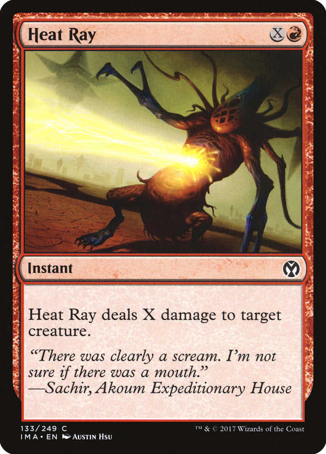 Heat Ray – Common Magic: The Gathering card from Iconic Masters (#133)