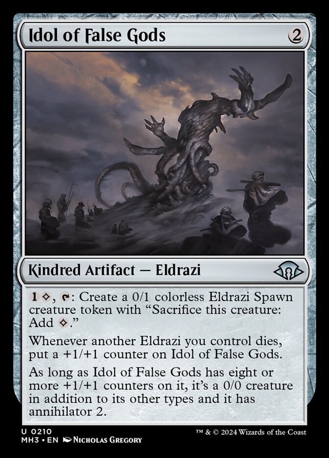 Idol of False Gods – Uncommon Magic: The Gathering card from Modern Horizons 3 (#210)