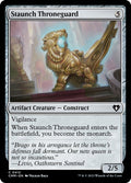 Staunch Throneguard – Common Magic: The Gathering card from Commander Masters (#412)