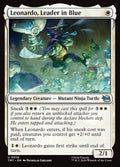 Leonardo, Leader in Blue – Uncommon Magic: The Gathering card from Teenage Mutant Ninja Turtles (#16)