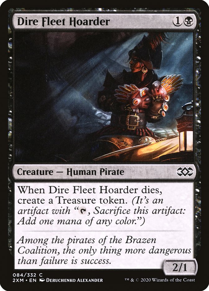 Dire Fleet Hoarder – Common Magic: The Gathering card from Double Masters (#84)