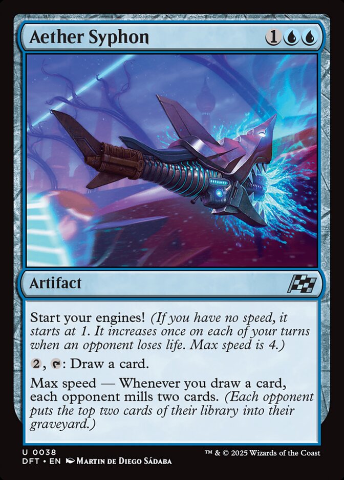 Aether Syphon – Uncommon Magic: The Gathering card from Aetherdrift (#38)
