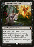 Arguel's Blood Fast // Temple of Aclazotz – Mythic Magic: The Gathering card from From the Vault: Transform (#2)