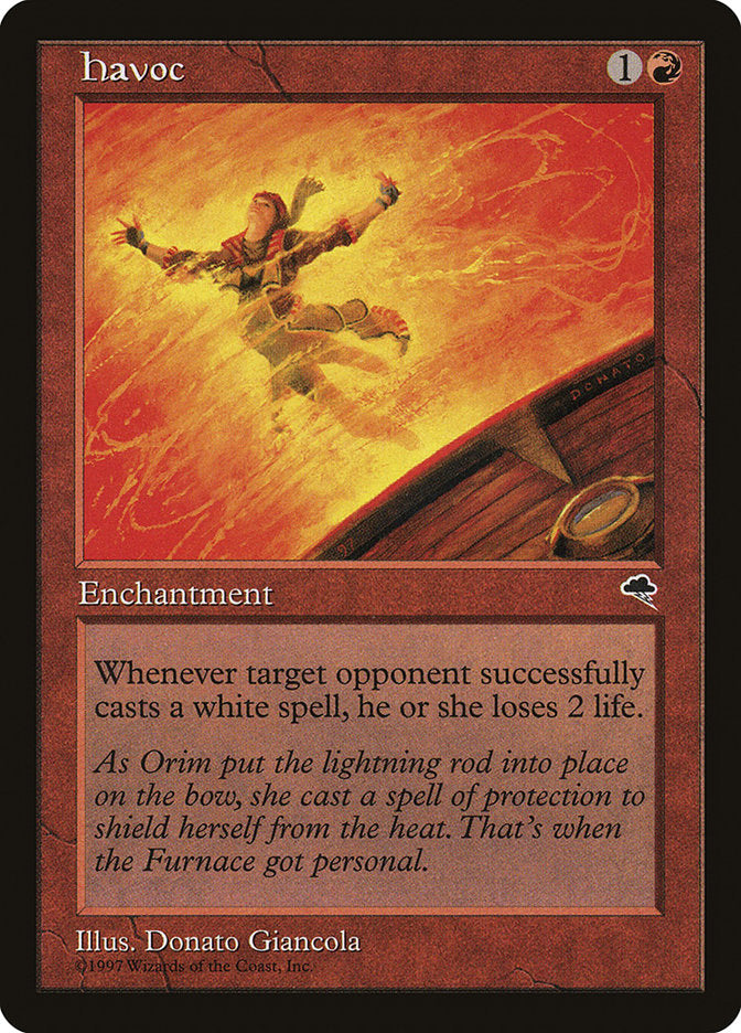 Havoc – Uncommon Magic: The Gathering card from Tempest (#181)