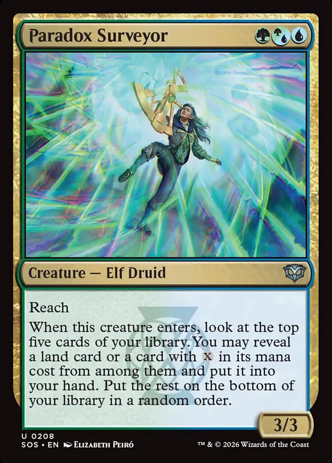 Paradox Surveyor – Uncommon Magic: The Gathering card from Secrets of Strixhaven (#208)
