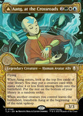 Aang, at the Crossroads // Aang, Destined Savior – Rare Magic: The Gathering card from Avatar: The Last Airbender (#346)