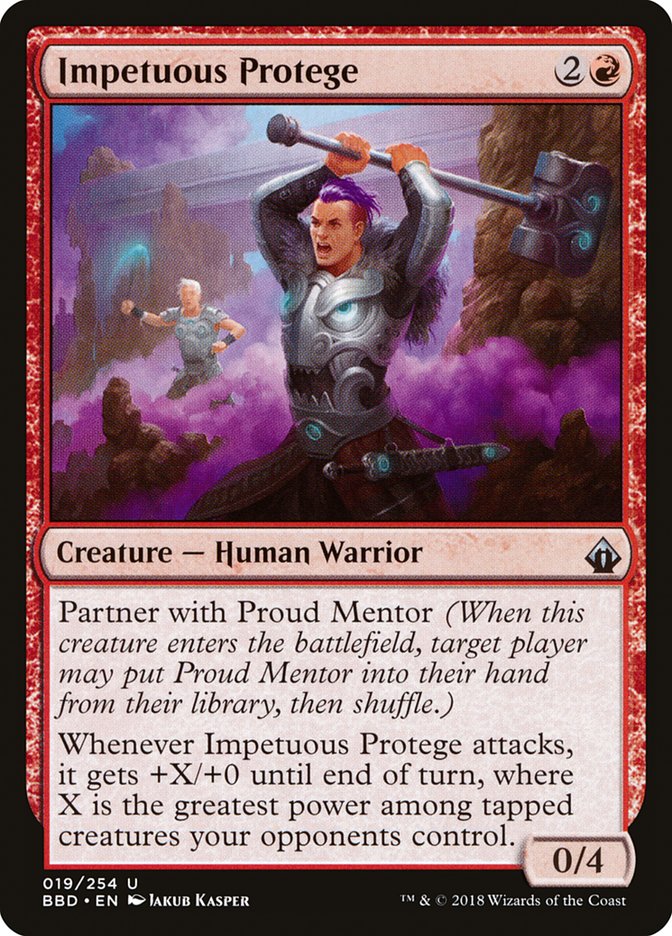 Impetuous Protege – Uncommon Magic: The Gathering card from Battlebond (#19)