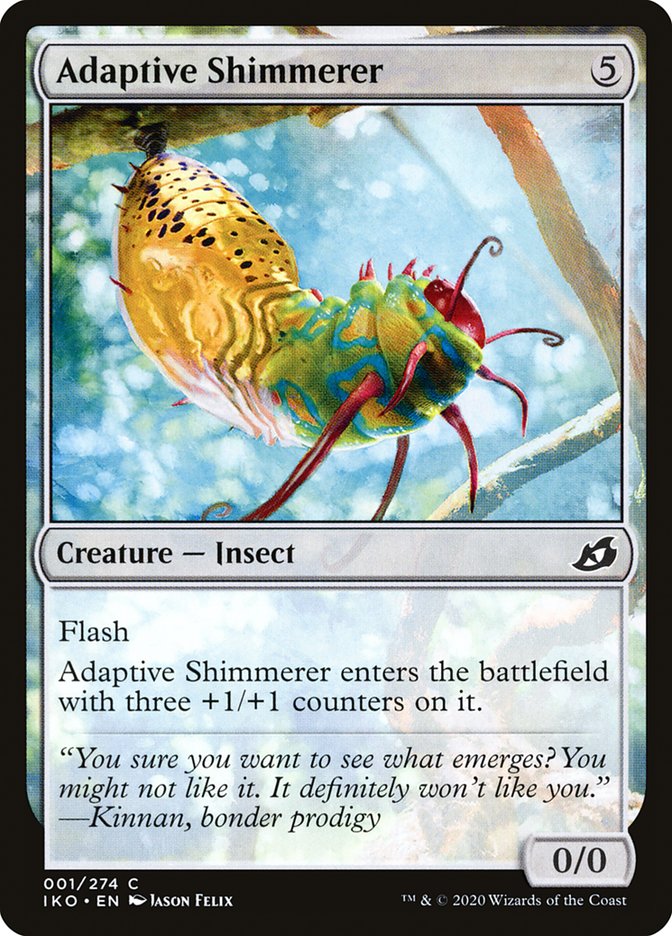 Adaptive Shimmerer – Common Magic: The Gathering card from Ikoria: Lair of Behemoths (#1)