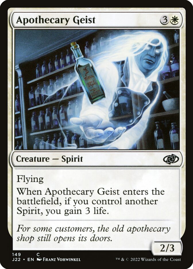 Apothecary Geist – Common Magic: The Gathering card from Jumpstart 2022 (#149)