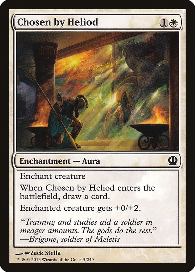Chosen by Heliod – Common Magic: The Gathering card from Theros (#5)