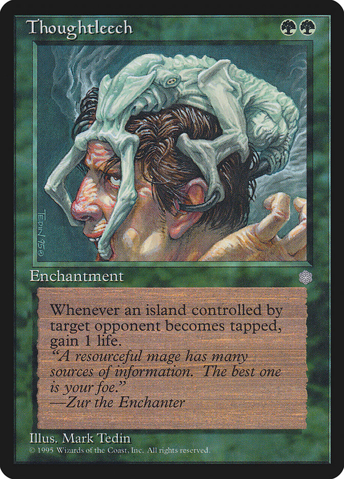 Thoughtleech – Uncommon Magic: The Gathering card from Ice Age (#269)