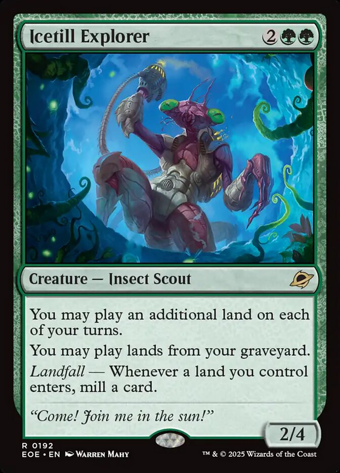 Icetill Explorer – Rare Magic: The Gathering card from Edge of Eternities (#192)