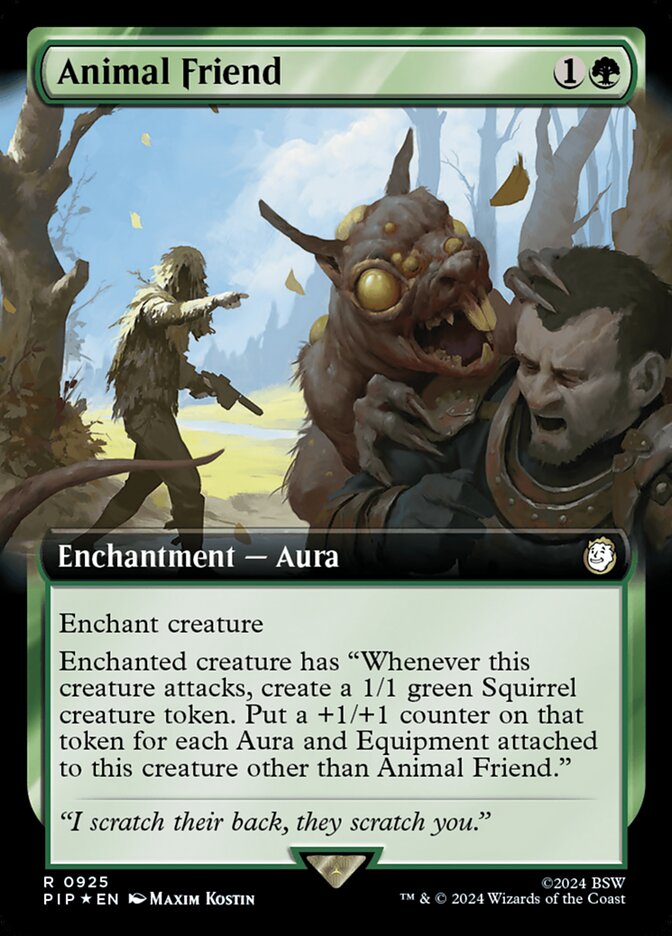 Animal Friend – Rare Magic: The Gathering card from Fallout (#925)